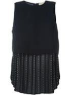 Michael Michael Kors Studded Section Blouse