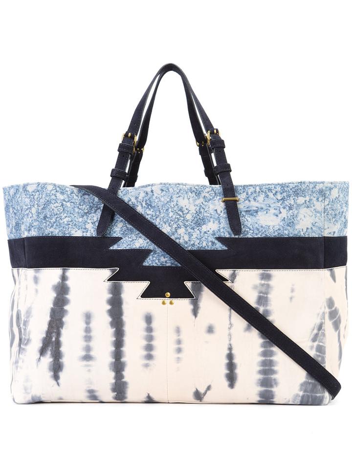 Jérôme Dreyfuss Maurice Tote, Women's, Blue, Leather