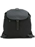 Bottega Veneta Interlaced Detail Backpack - Black
