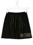 Moschino Kids Studded Mini Skirt - Black