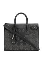 Saint Laurent Paisley Studded Tote Bag - Black