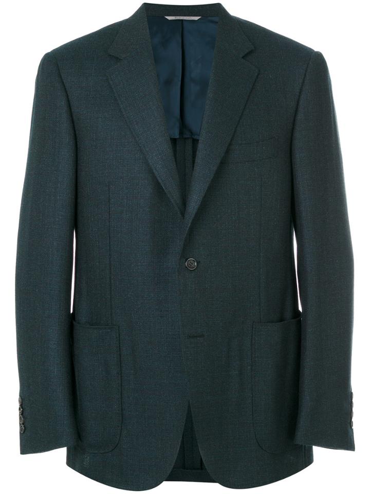 Canali Singe Breasted Blazer - Blue