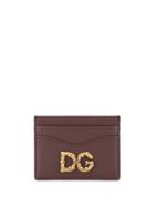 Dolce & Gabbana Dg Amore Logo Cardholder - Brown