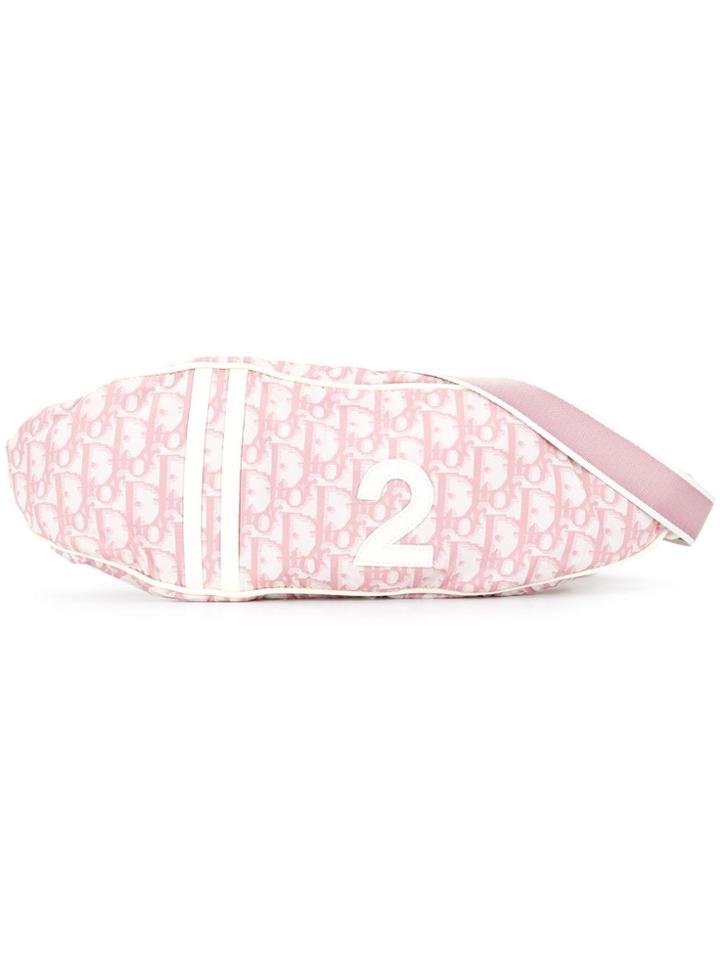 Christian Dior Vintage Trotter Print Belt Bag - Pink