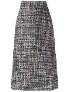 Bellerose Embroidered Midi Skirt - Black