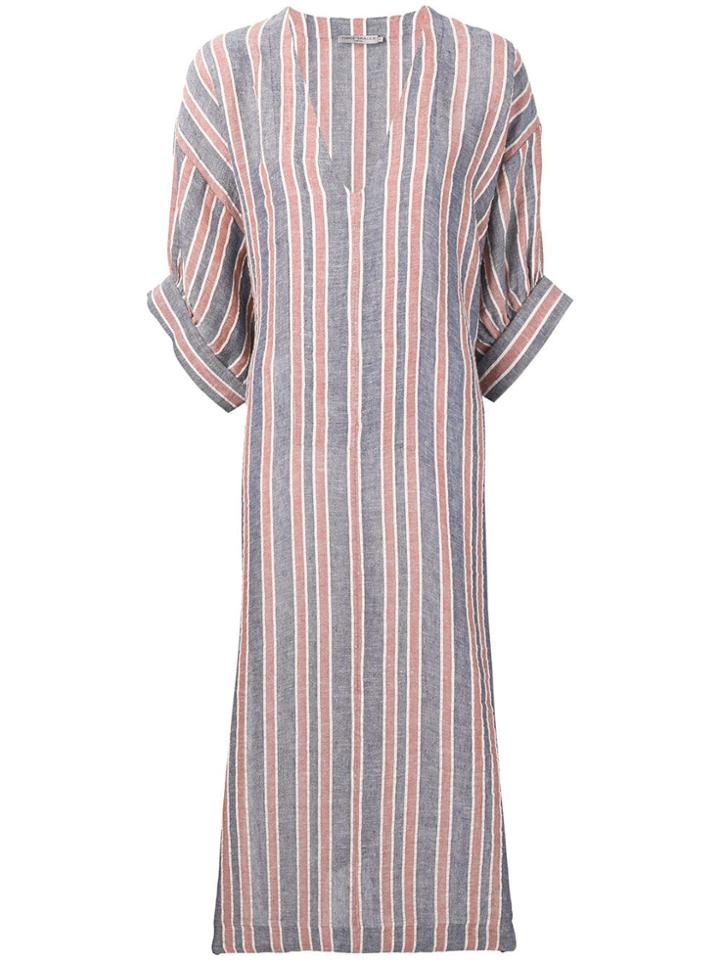 Three Graces Livietta Cheesecloth Kaftan - Blue
