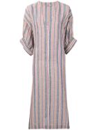 Three Graces Livietta Cheesecloth Kaftan - Blue