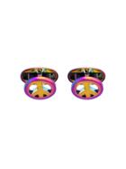Paul Smith 'peace' Sign Cufflinks