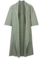 Homme Plissé Issey Miyake Wide-sleeved Coat - Green