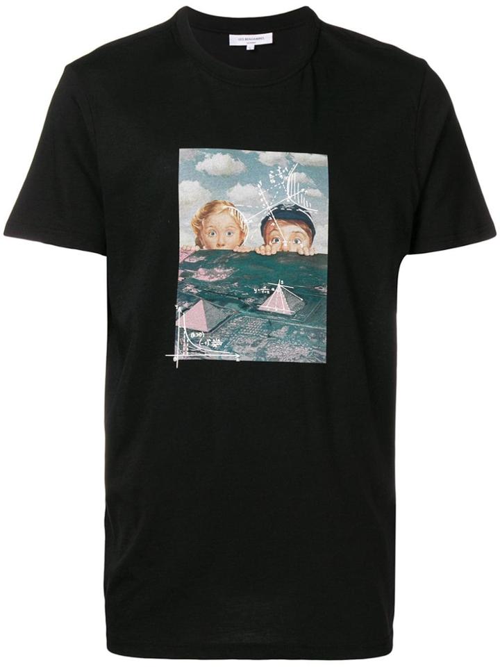 Les Benjamins Baril Printed T-shirt - Black