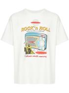 Fake Alpha Vintage Rock'n' Roll Print T-shirt - White