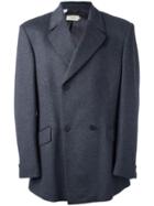 Gigli Vintage Double Breasted Coat, Men's, Size: 52, Grey