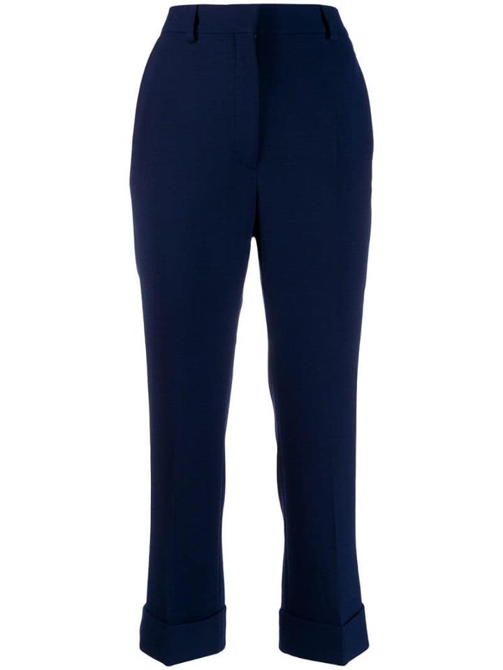 Fendi Crêpe Tailored Trousers - Blue