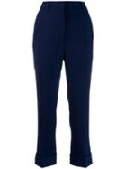 Fendi Crêpe Tailored Trousers - Blue