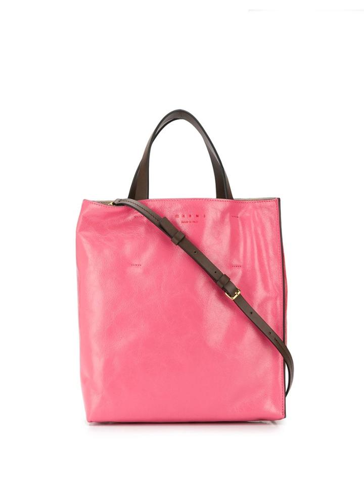 Marni Museo Tote Bag - Red