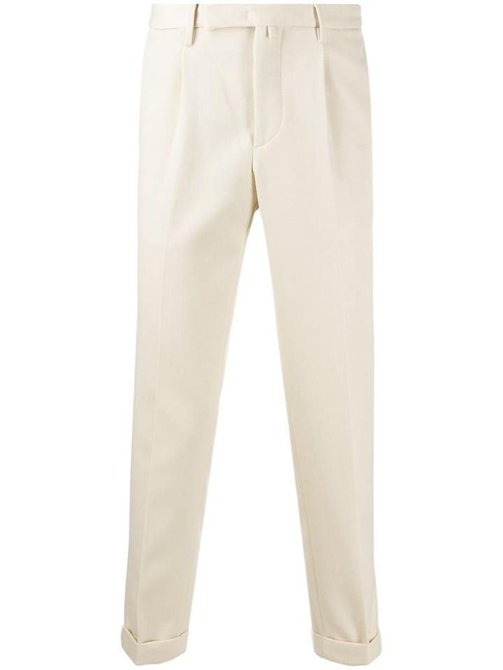 Dell'oglio Tailored Suit Trousers - Neutrals