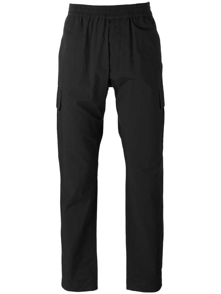 Markus Lupfer Straight Trousers, Men's, Size: Medium, Black, Cotton