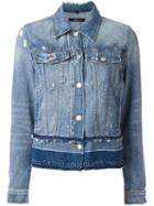 J Brand Deena Denim Jacket, Women's, Size: Large, Blue, Cotton