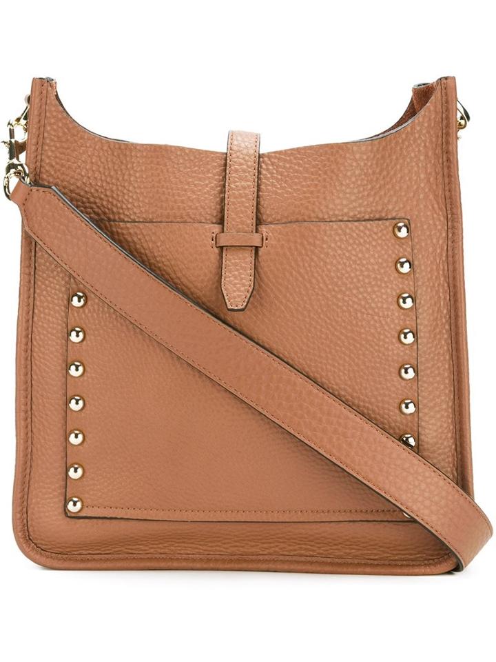 Rebecca Minkoff Studded Detail Crossbody Bag, Women's, Brown