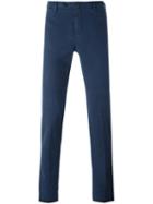 Pt01 Slim-fit Trousers, Men's, Size: 46, Blue, Lyocell/cotton/spandex/elastane