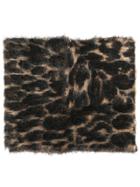 Golden Goose Leopard Print Scarf - Neutrals