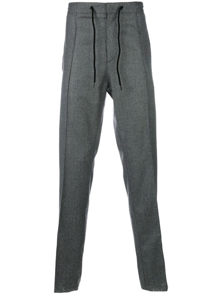 Kenzo - Straight-leg Trousers - Men - Cotton - 52, Grey, Cotton