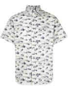 Lanvin Sharks Print Shirt - Green