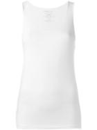 Majestic Filatures Sleeveless Top, Women's, Size: I, White, Viscose/spandex/elastane