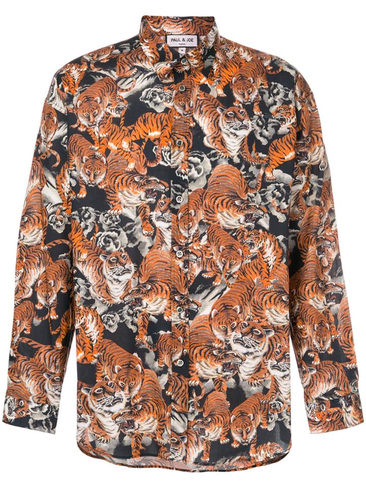 Paul & Joe Tiger Print Shirt - Multicolour