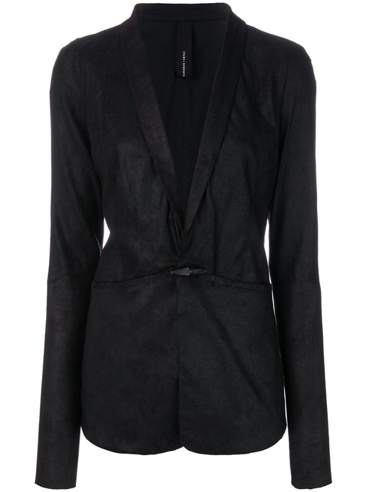 Isabel Benenato Fitted Blazer - Black