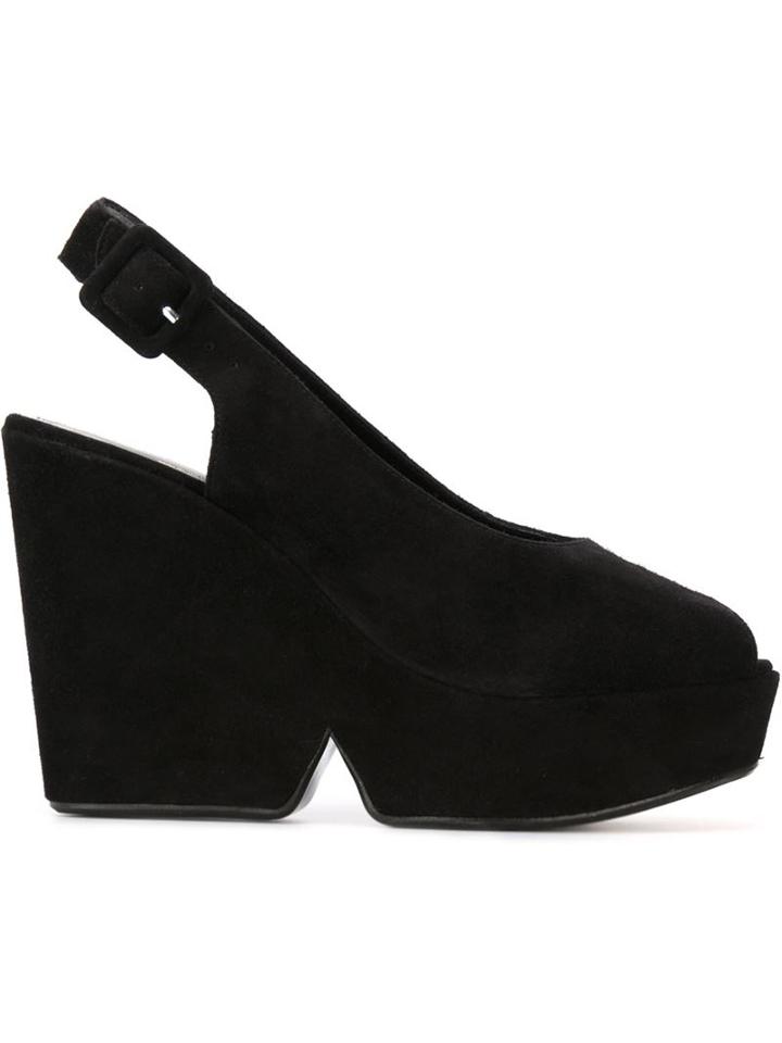 Robert Clergerie Slingback Platform Sandals
