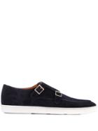 Santoni Buckle Low-top Trainers - Blue