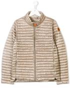 Save The Duck Kids Zipped Padded Coat - Nude & Neutrals