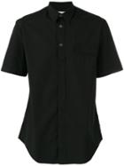 Maison Margiela Short Sleeve Shirt, Men's, Size: 39, Black, Cotton