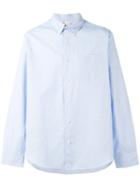 Visvim - Button-down Shirt - Men - Cotton/linen/flax - 2, Blue, Cotton/linen/flax