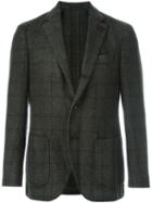 Lardini 'supersoft' Checked Blazer, Men's, Size: 48, Green, Polyamide/polyester/viscose/wool