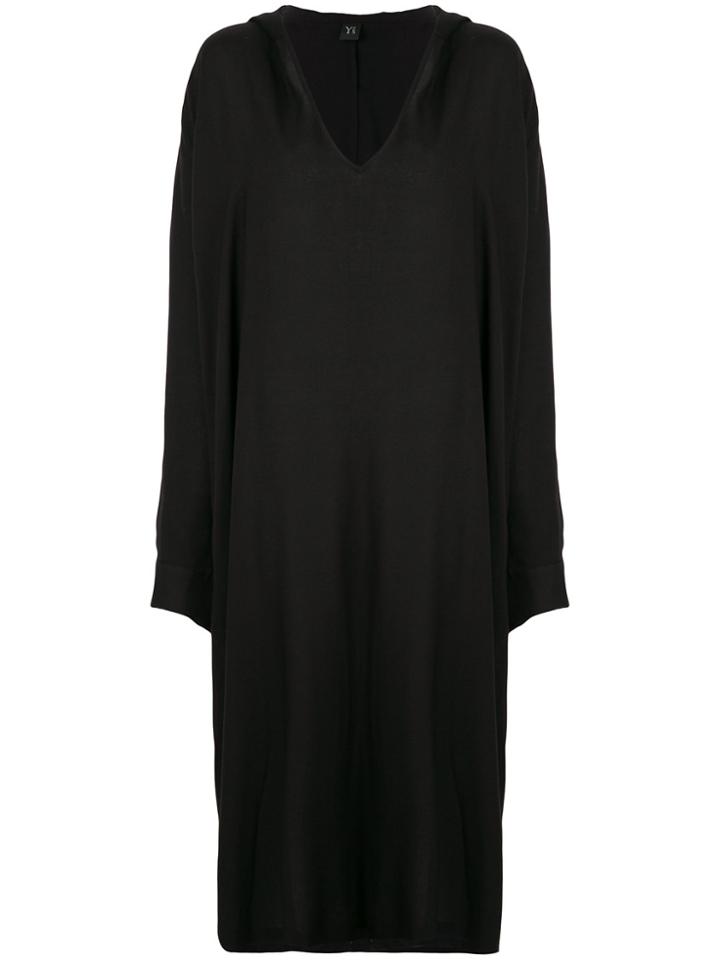 Y's Loose Fit Jersey Dress - Black