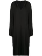 Y's Loose Fit Jersey Dress - Black