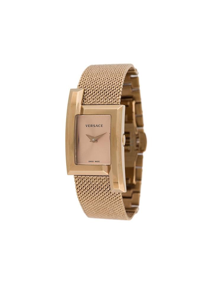 Versace Greca Icon 38x21 Mm Watch - Gold