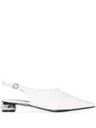 Yuul Yie Lina 30mm Slingback Pumps - White