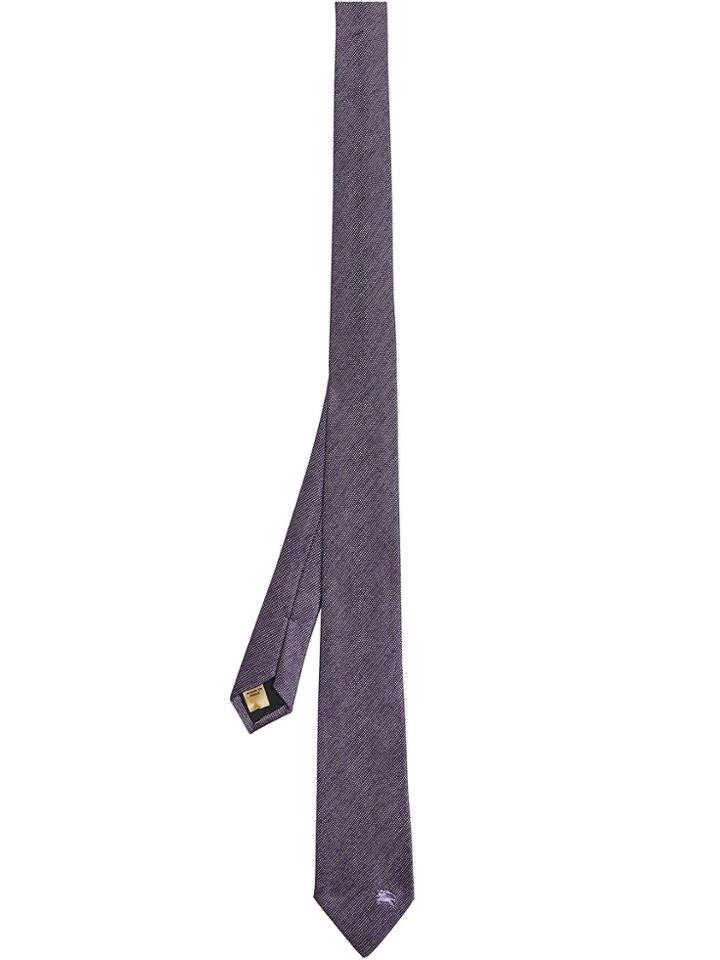 Burberry Modern Cut Tie - Pink & Purple