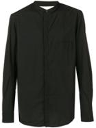 Ziggy Chen Collarless Shirt - Black