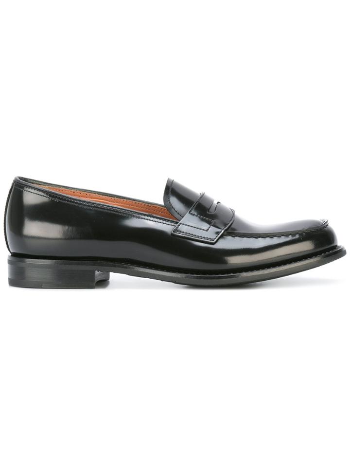Church's Patent Penny Loafers - Black