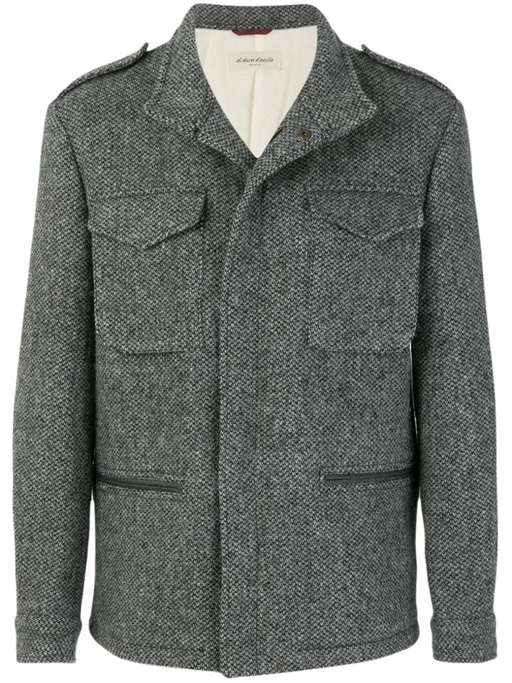 Al Duca D'aosta 1902 Military Style Jacket - Grey