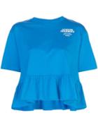 Opening Ceremony Ruffle Peplum T-shirt - Blue