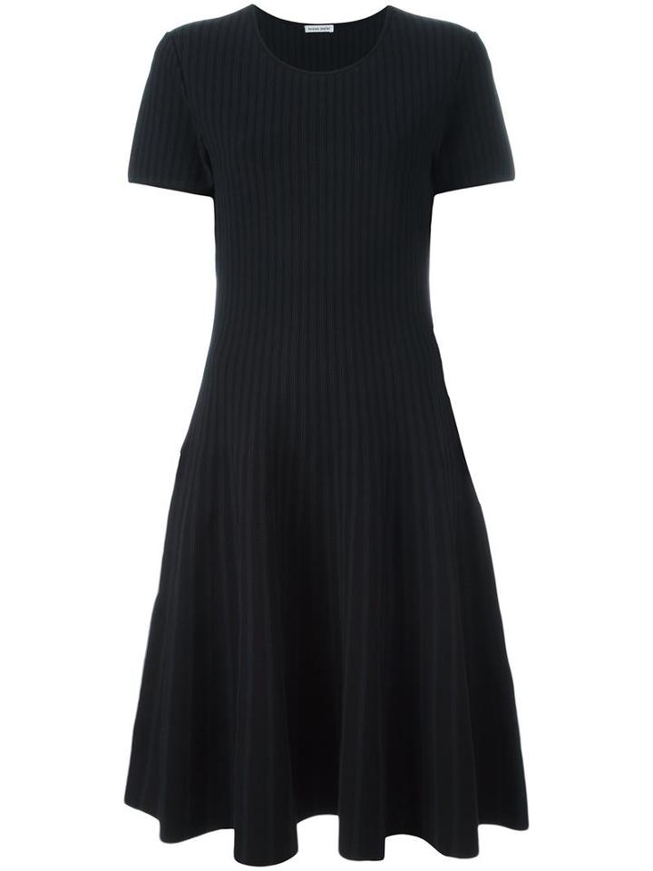 Tomas Maier Striped Faded Effect Dress, Women's, Size: 8, Blue, Polyester/viscose