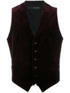 Tagliatore Single-breasted Waistcoat - Purple