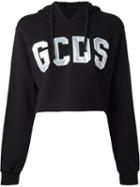 Gcds Logo Patch Cropped Hoodie