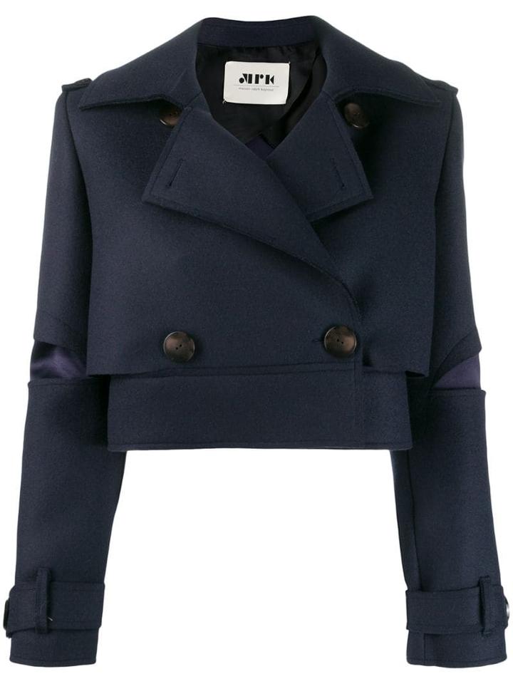 Maison Rabih Kayrouz Cropped Jacket - Blue