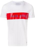Calvin Klein Jeans Logo Stripe T-shirt - White